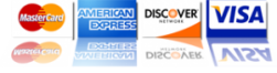 MasterCard American Express Discover Visa